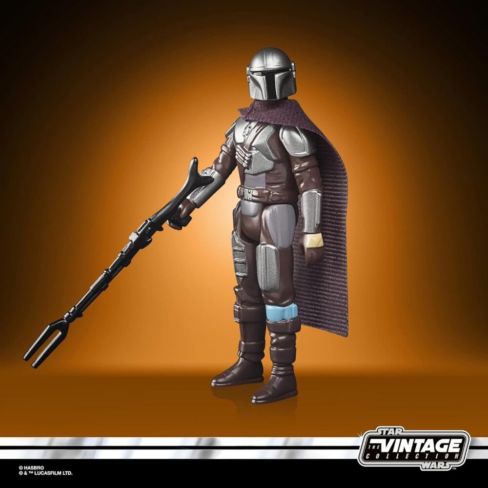 STAR WARS Kenner The Mandalorian (Beskar) Retro Collection Toy 3.75" Figure - Picture 3 of 6